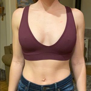 Pink brand, purple barrette